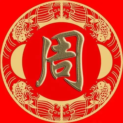 周头像文字带周自己姓的头像