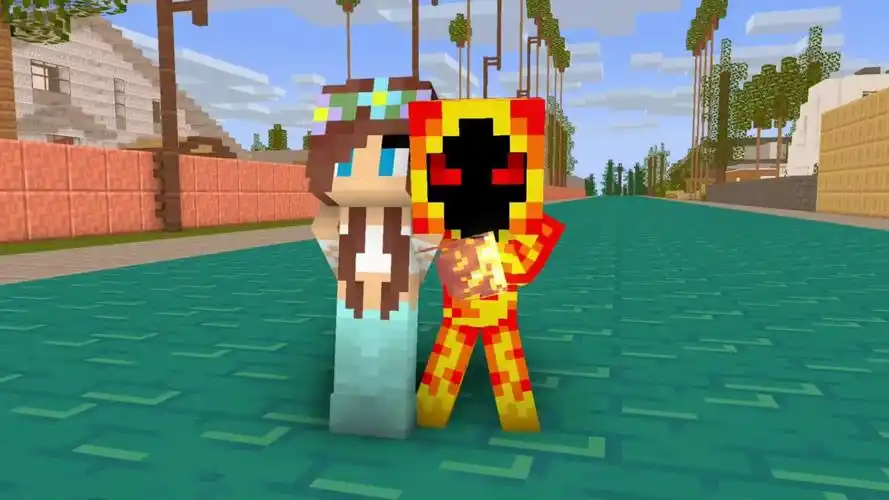 我的世界mc动画:heeko大战火焰实体303