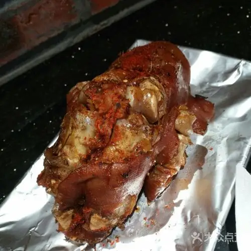 麻时花园烧烤小海鲜锡纸烤猪蹄图片-北京烧烤-大众点评网