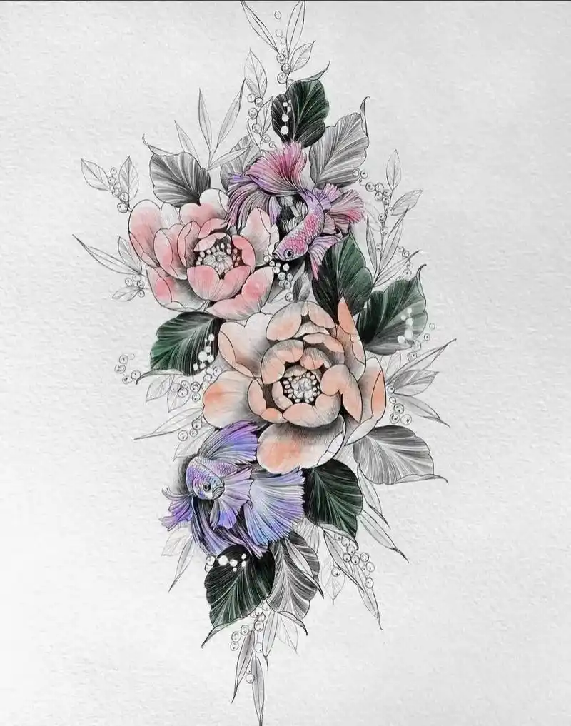 女生纹身图稿合集小清新