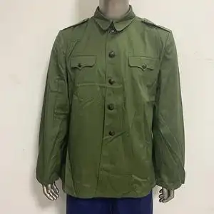 全新65老式库存正品老军装 78式涤卡棉布空士制式常服套装男