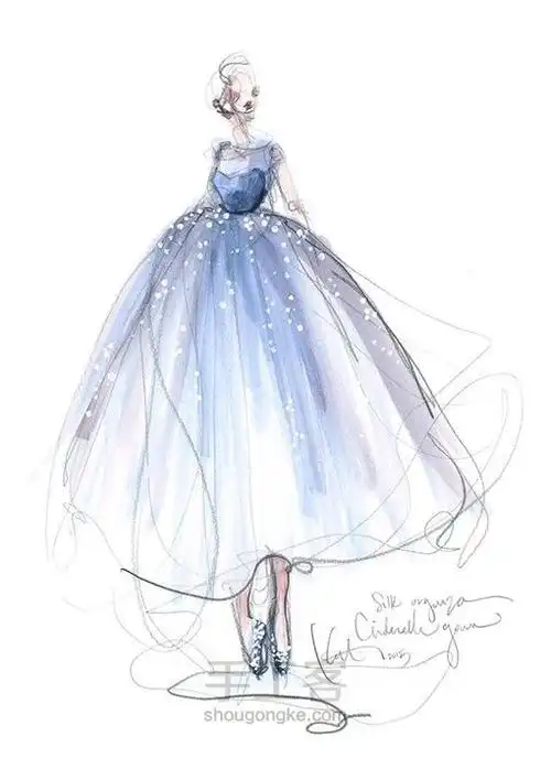 转各种服装礼服设计图