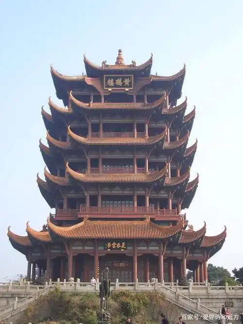 黄鹤楼,江南三大名楼之一,武汉市标志性建筑