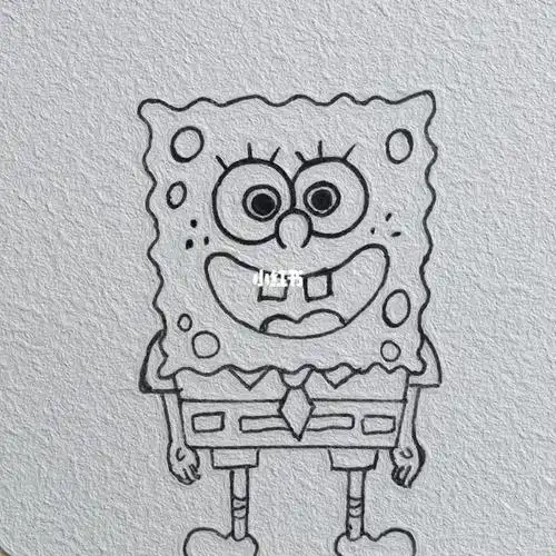 海绵宝宝儿童简笔画视屏