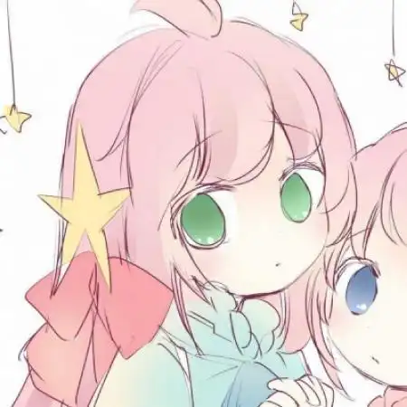 qq头像闺蜜两人卡通我们好姐妹相遇是缘