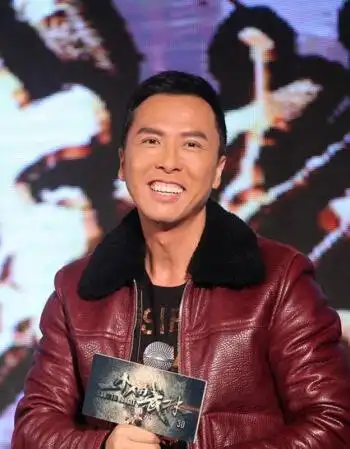 【官方年货节】甄子丹同款外套男皮衣机车休闲翻领修身帅气男装秋冬