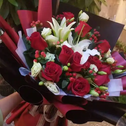 情人节鲜花真实照片大全