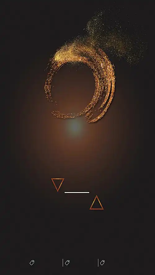 几何 手机端:黑色喷绘psd分层h5背景素材             此素材是90设计