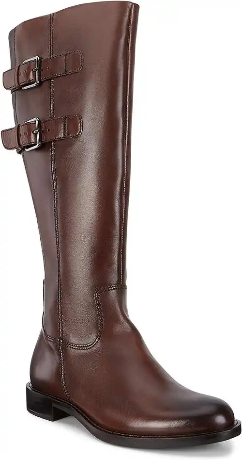 ecco 女士 shape 25 高筒扣马术靴