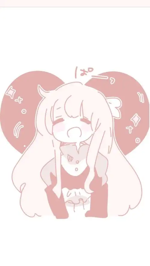 by杉杉 软妹 壁纸 可爱 简约 少女 手绘 动漫 粉