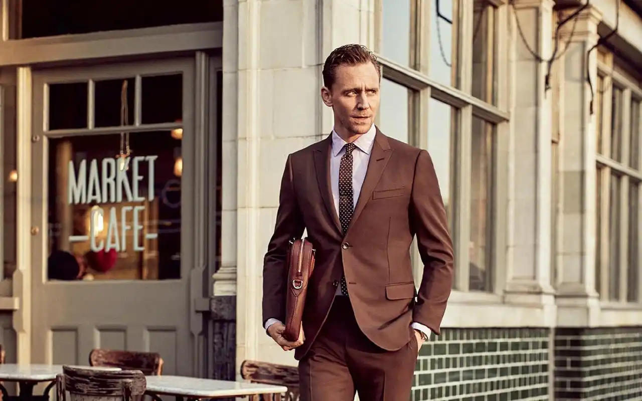 抖森西装帅气绅士写真图片桌面壁纸