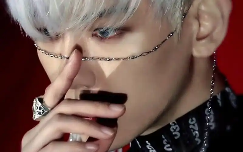 脸链面纱多种造型一步到位边伯贤obsession