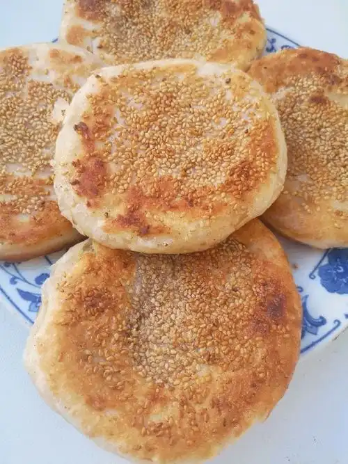 发面五香小烧饼