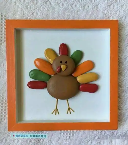 想象力十足的石头拼贴画作品!