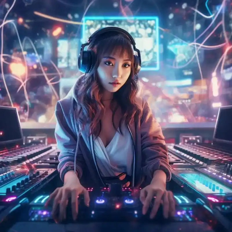 网瘾少女 #dj打碟 #电音 #炫酷 #视觉盛宴 - 抖音