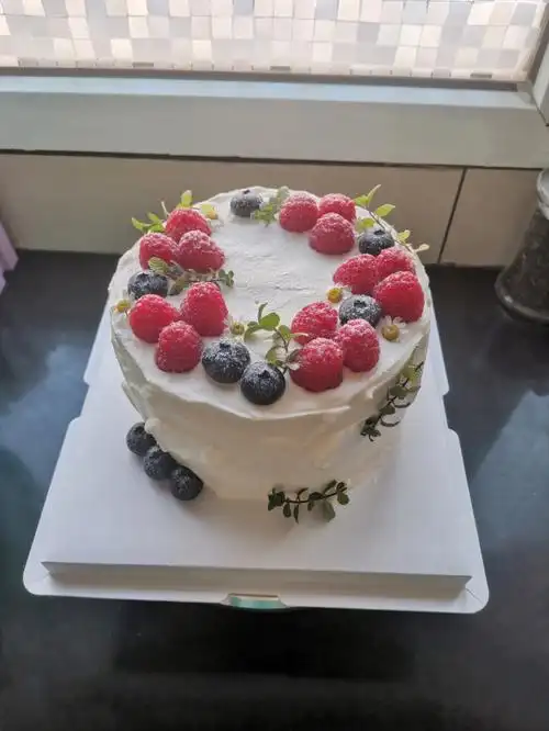 6寸简约森系蛋糕