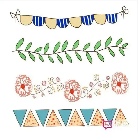 手抄报花边边框超简单画法,手抄报空白处小装饰图_幼儿教育_教育新闻