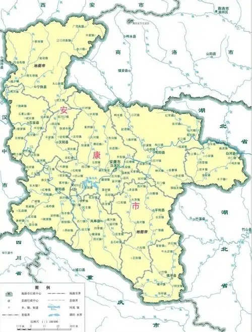 陕西安康在明清为兴安州或府,为何说它是由三省多县"拼"起来的