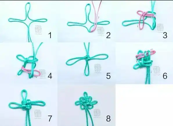 图示清晰-手链编法-中国结教程编法图解-中国结艺网