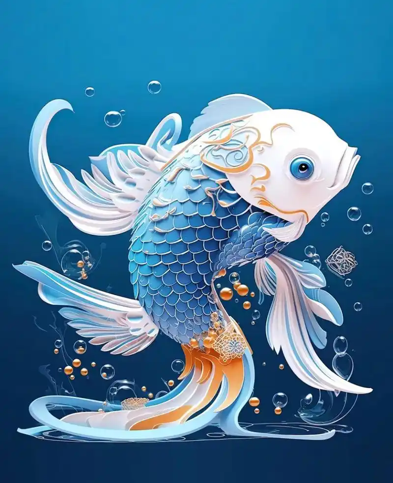 听说锦鲤附体吉祥如意!希望给你我带来好运!