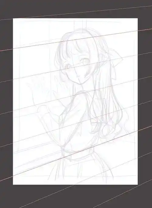 教你动漫窗户背景画法步骤过程!