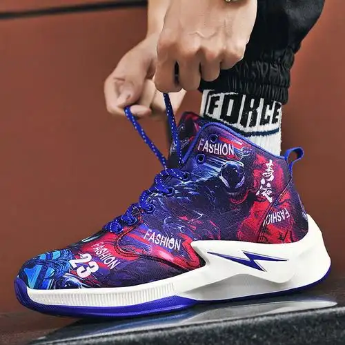 邦塞斯科比篮球潮鞋一号牛年本命年大红色骚气毒液球鞋运动高帮鞋