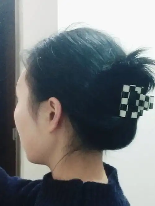 及肩短发夹抓夹