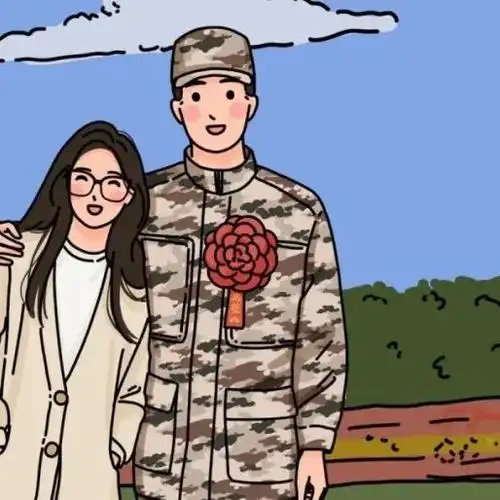 军恋情侣头像情侣专用 兵哥cp情头一男一女【婚礼纪】 - 头像社区男