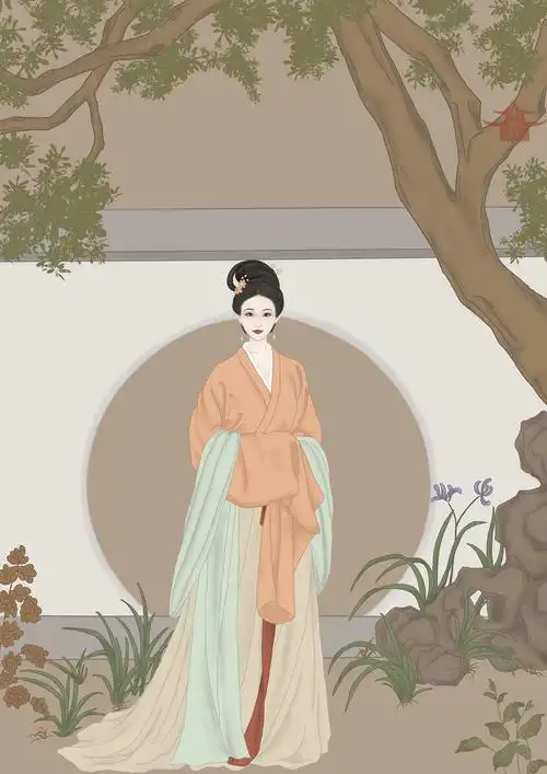 宋仕女|插画|艺术插画|插画爱晚婷 - 原创作品 - 站酷 (zcool)