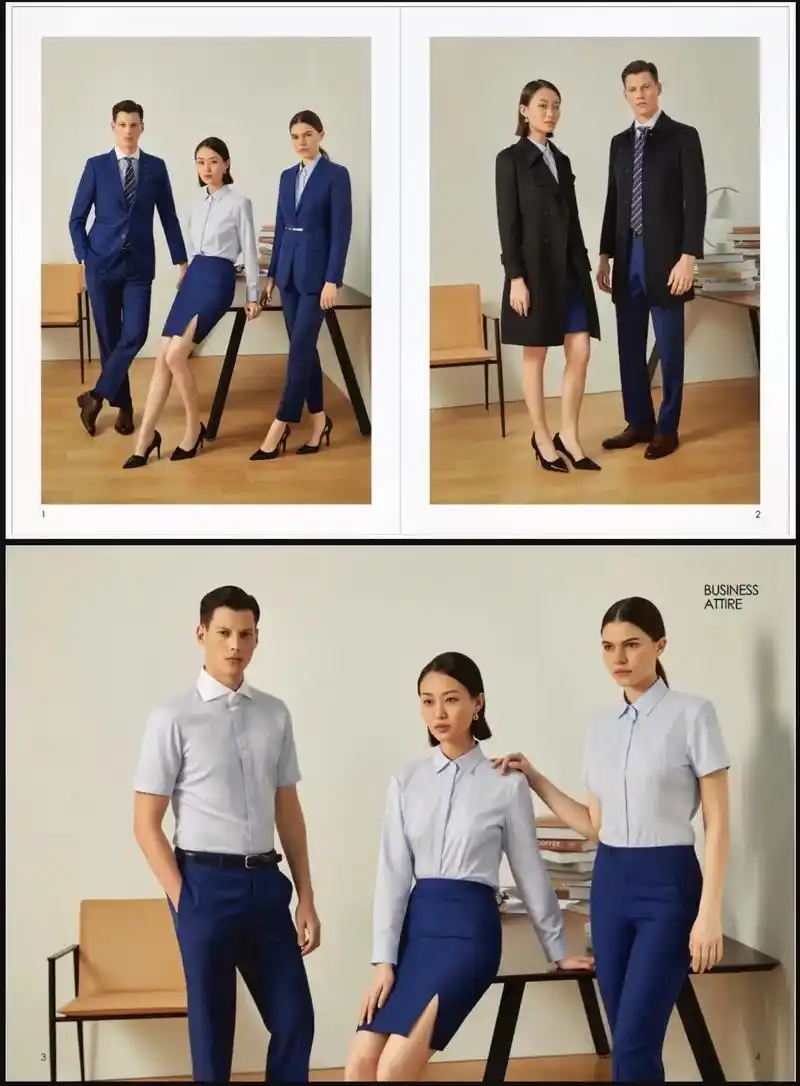 企业高级定制工作服西服套装系列