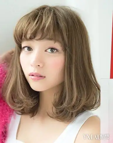 中发内扣发型图片夏日大脸救星