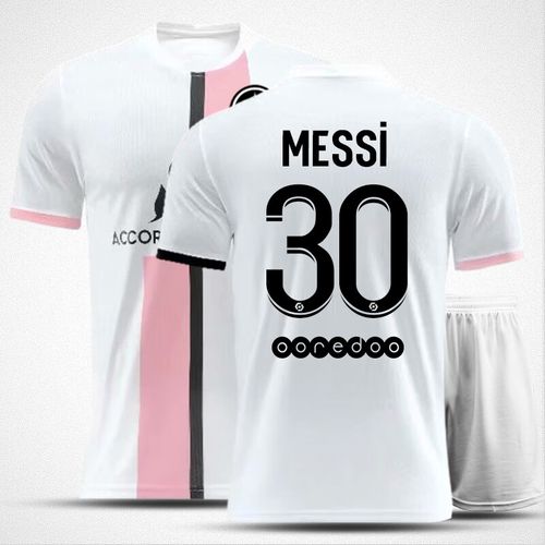 图扑巴黎球衣21-22赛季客场比赛队服定制内马尔30号梅西足球服套装男