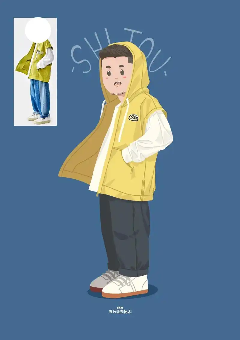 人物服装穿搭插画 q版角色.#插画 #画画 #q版人物 #穿 - 抖音