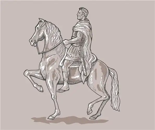 罗马人,帝王,军人,骑,马_高清图片_全景视觉