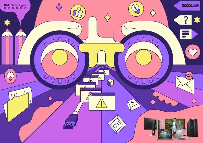 戴尔π系列创意海报