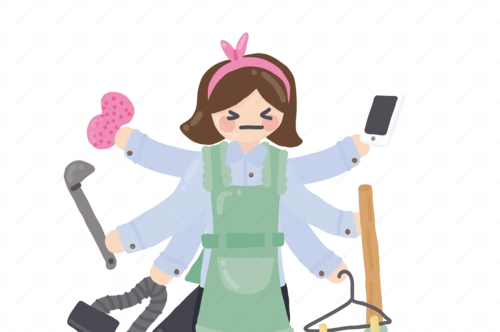 三头六臂的家庭主妇