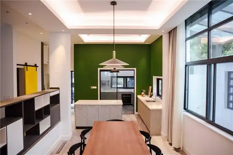 方太首届秋季家装节之【装修篇:厨房北欧风,翠绿与浅灰超养眼搭配】