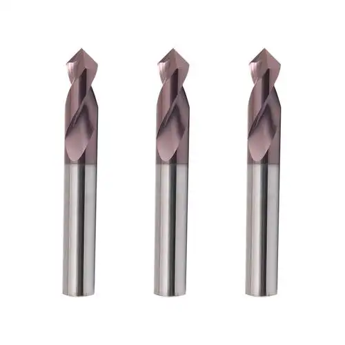 55° 定点钻  钨钢倒角定点钻硬质合金钻高硬度涂层定心钻