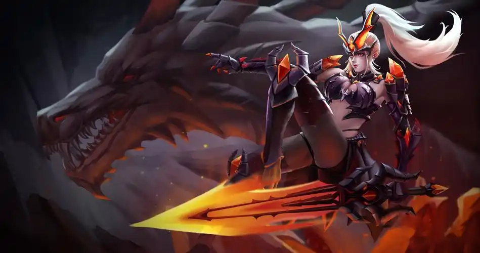 王者荣耀花木兰皮肤水晶猎龙者同人美图