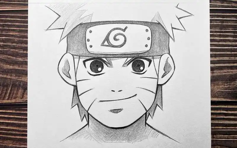 【手绘】鸣人-《火影忍者》丨铅笔草图