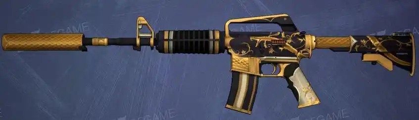 m4a1-s | 金蛇缠绕曾经爆头哥scream的爱枪之一,m4a1s在版本加强后在