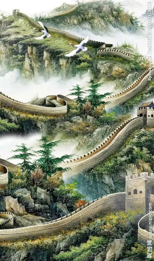 长城万里玄关图片