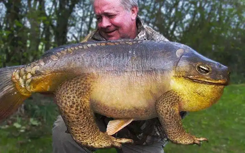 在河里捕获的最危险的变异鱼