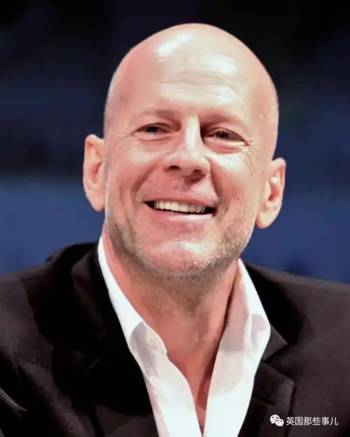 第八名,美国男演员 bruce willis,330 万次.
