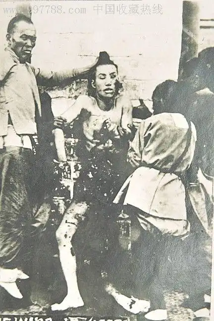 清末民初辛亥革命烈士,凌迟,砍头等酷刑系列老照片13张