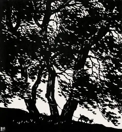 【《夏风》21/30 黑白木刻】拍卖品_图片_价格_鉴赏_版画_雅昌艺术品