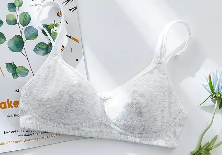 少女文胸初中生款白色内衣女夏季小胸罩平胸初中学生高中少女文胸无