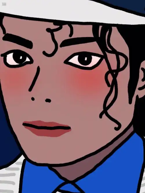 画偶像迈克尔杰克逊