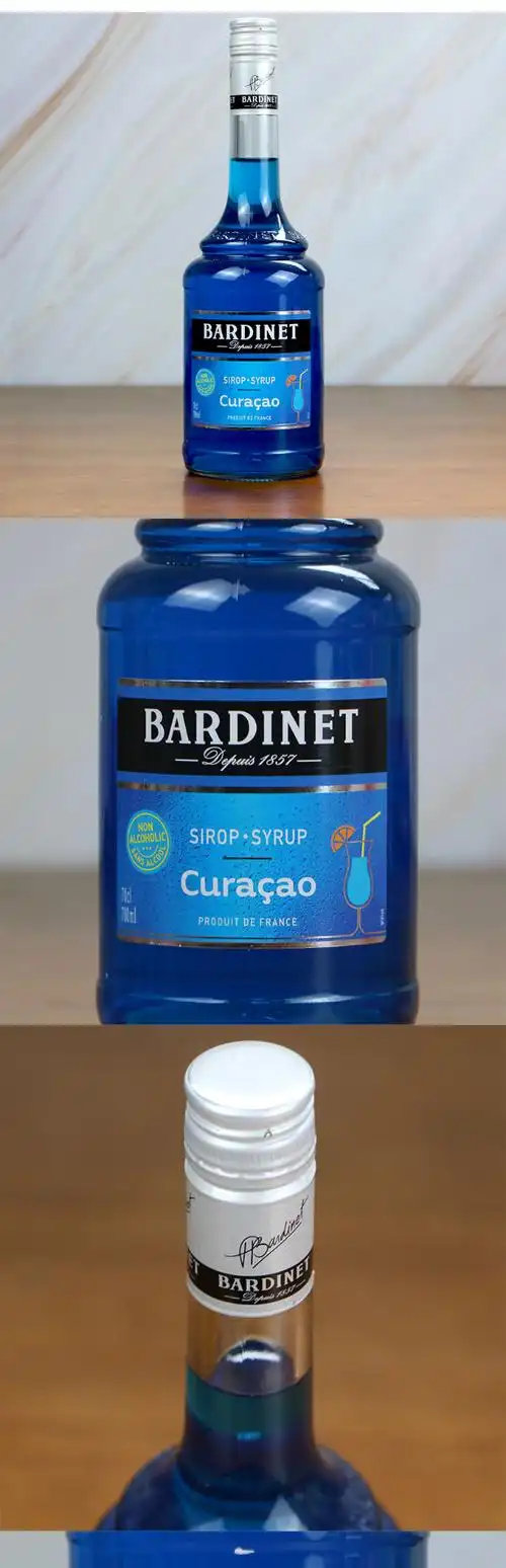 bardinet curacao 必得利蓝橙糖浆 蓝色柑橘糖浆蓝香橙