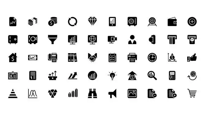 250个矢量可编辑ppt小图标